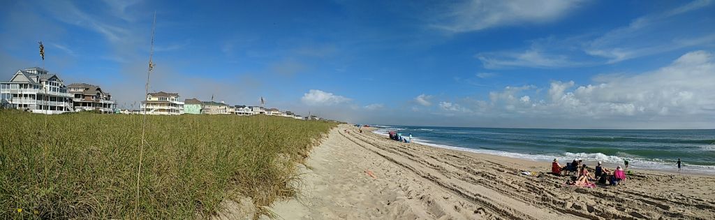 Beach across from the museum